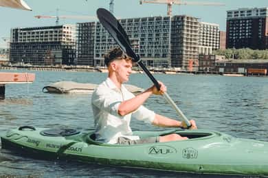 Lej en kajak i Wijnhaven, Rotterdam