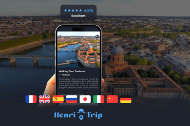 Toulouse : Walking tour with audio guide