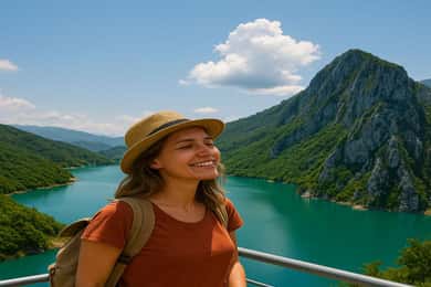 Depuis Tirana : randonnée au lac Bovilla et au point de vue sur la montagne Gamti