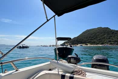 Laganas: Myzithres sunset experience with VIP speedboat