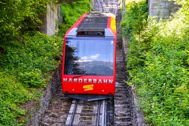 Harder Kulm Billete de ida y vuelta en funicular