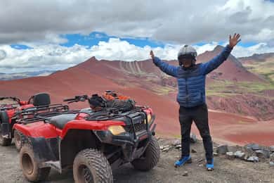 From Cusco: Mountain of colors and red valley on ATVs