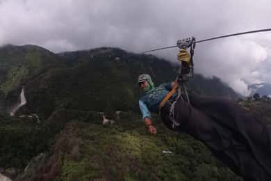 Natural Reserve: Highest Zipline, Climbing & Waterfalls