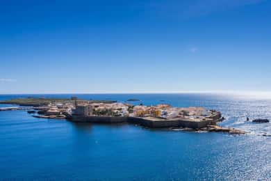 Fra Alicante/Benidorm: Tabarca-øya og Santa Pola Salinas