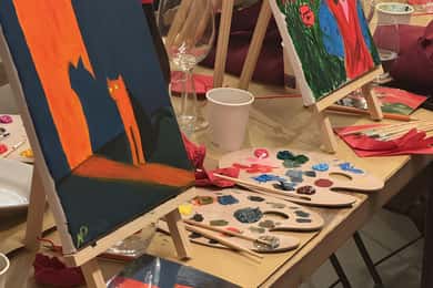 Milano: Kunst- og vinmaling – Champagne-udgave