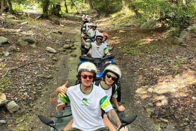 1-hour quad bike day trip in the Alcantara Valley