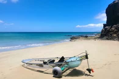 Fuerteventura: Transparent Electric Kayaks with Guide
