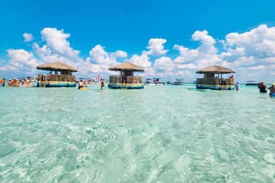 Destin: Crab Island Tiki Boat Tour with Captain (2 Hour)