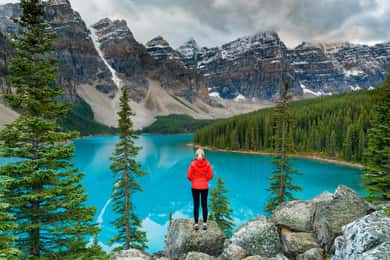 Lake Moraine Lake Louise Johnston Canyon Banff Town Day Tour