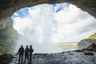 Vintertur med sydkust, glaciärvandring och norrsken