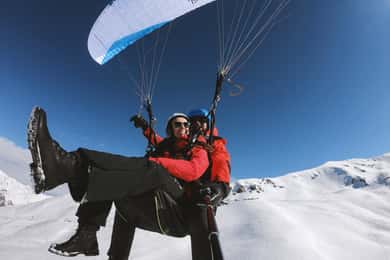 Davos: Tandem paragliding vlucht