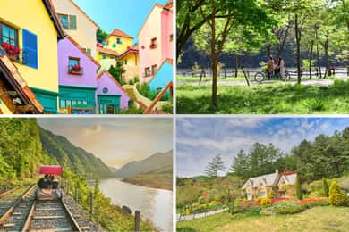 Seúl: Isla Nami, Jardín y Petite France con Railbike