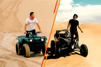 Dubai: Quad Bike or Dune Buggy Adventure & Optional Transfer