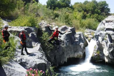 Canyoning og bodyrafting i Alcantara-floden