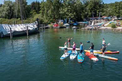 Stand Up Paddle en el lago Chiemsee