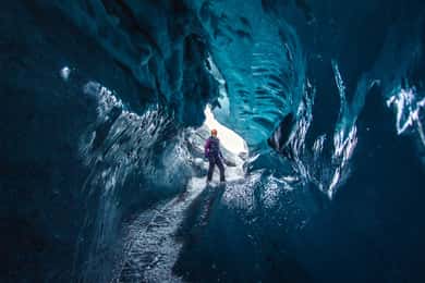 Skaftafell: Niebieska jaskinia lodowa i wędrówka po lodowcu Vatnajökull