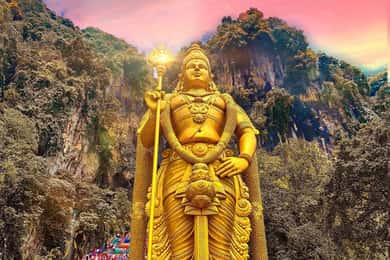 Visite de la grotte de Batu et de la ville de Kuala Lumpur