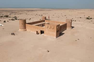 Doha-Qatar North Tour, Zubara Fort, Mangroves, purple island