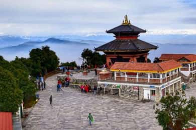 desde Katmandú: Excursión de 3 horas en teleférico a Chandragiri con guía