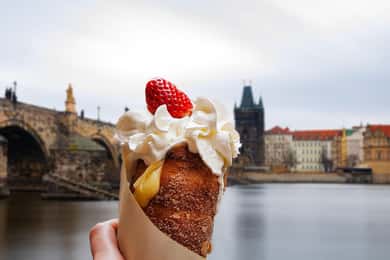 Praga: excursão guiada a pé pela comida de rua