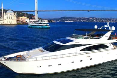 Istanbul: Bosphorus Sunset Cruise på yacht med live guide