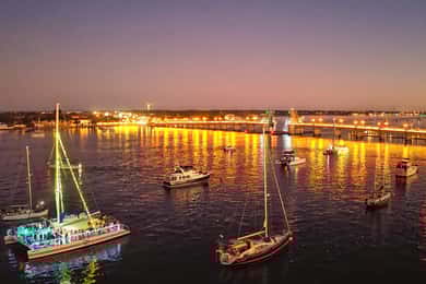 St Augustine: Nights of Lights Sunset Sail with Live Music
