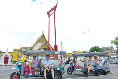 Bangkok : Visite guidée dans un Tuk-Tuk thaïlandais typique