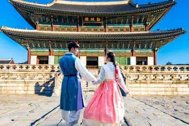 Seoul: Gyeongbok-gung Walking tour with coin lunchbox