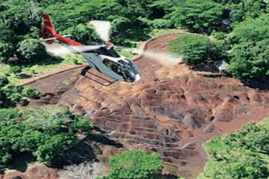 Mauritius: Naturskön helikopterflygning med hotelltransfer