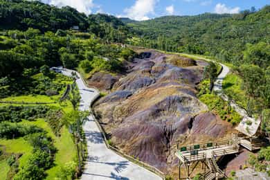 Mauritius: Ganga Talao, Vallé och cykelzipline
