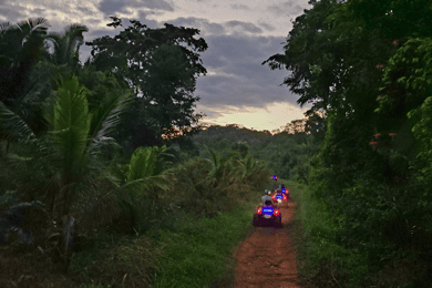 Vanuit San Ignacio: ATV-expeditie naar de Maya-ruïnes van El Pilar