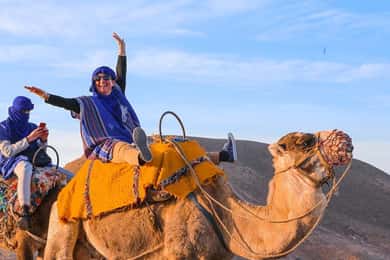Marrakech: Agafay Sunset Quad & Camel Ride with Dinner Show
