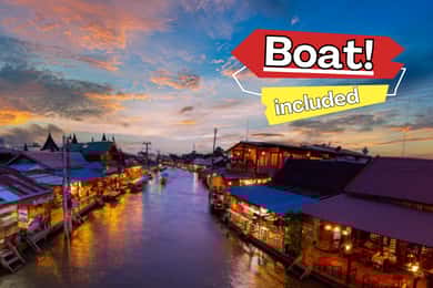 Bangkok: Tour dei mercati galleggianti e di Maeklong in charter privato