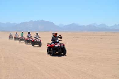 Hurghada: Quad Bike, Buggy, and Camel Ride & Bedouin Village