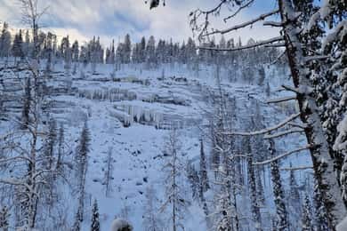 Ruka: Korouoma-Schlucht Finnland - Korouma-Wasserfälle