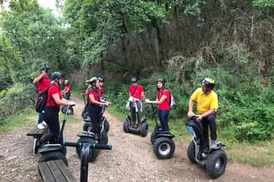 Segway hike 2h00 Aix les Bains between lake and forest