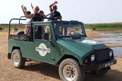 Albufeira: Jeep SunSet Tour & glas wijn