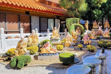 Los Angeles: Gita di un giorno al tempio indù e al monastero buddista