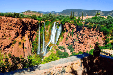 From Marrakech: Ouzoud Waterfall Local guide & Boat Ride