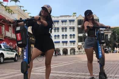 DIVERTIDA VIAGEM DE SEGWAY EM SCOOTER TOUR DE DESCOBERTA DE CARTAGENA E GETSEMANI