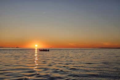 Lisbona: Tour in motoscafo al tramonto