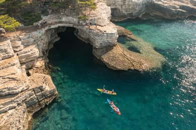 Pula: Cave and Islands Kayak Tour, Snorkeling and Drinks