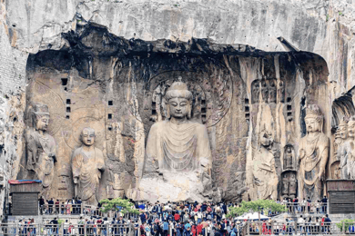 Luoyang: Groty Longmen i Świątynia Białego Konia - wycieczka z przewodnikiem