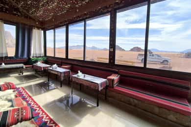 WADI RUM: ALL DAY JEEP TOUR with overnight and full meals