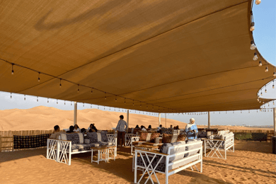 Dubai: Private Desert Buggy Tour, Camel Ride & Sandboarding