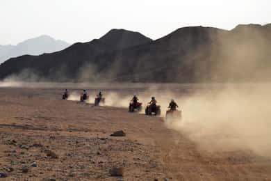 Hurghada: Quad Bike, Buggy, and Camel Ride & Bedouin Village