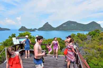 Koh Phangan: Angthong Emerald Waters e caiaque em lancha rápida