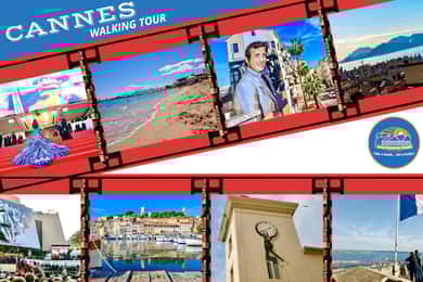 Cannes: wandeling achter de rode loper met eten en wijn