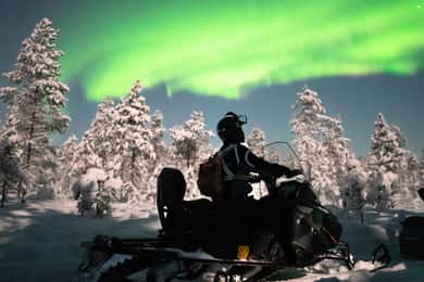 Levi: Early Evening Northern Light Tour