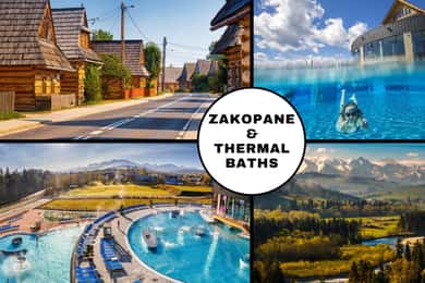 Da Cracovia: Zakopane e bagni termali con pranzo opzionale